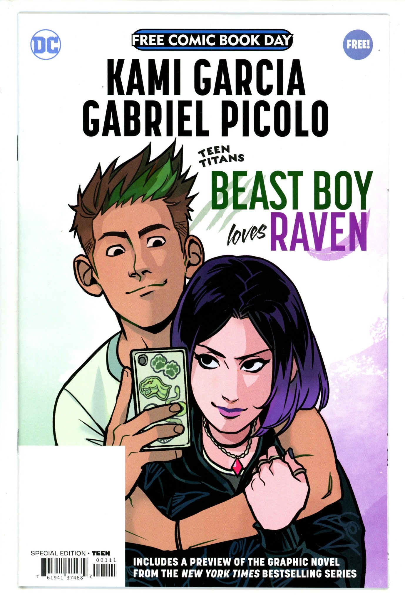 FCBD Teen Titans: Beast Boy Loves Raven 1 Unstamped (2021)