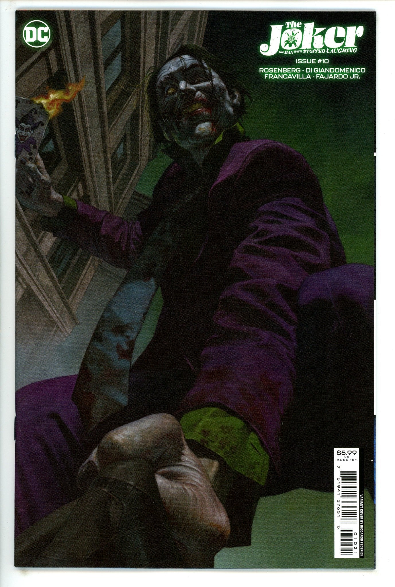 Joker The Man Who Stopped Laughing 10 Federici Variant (2023)