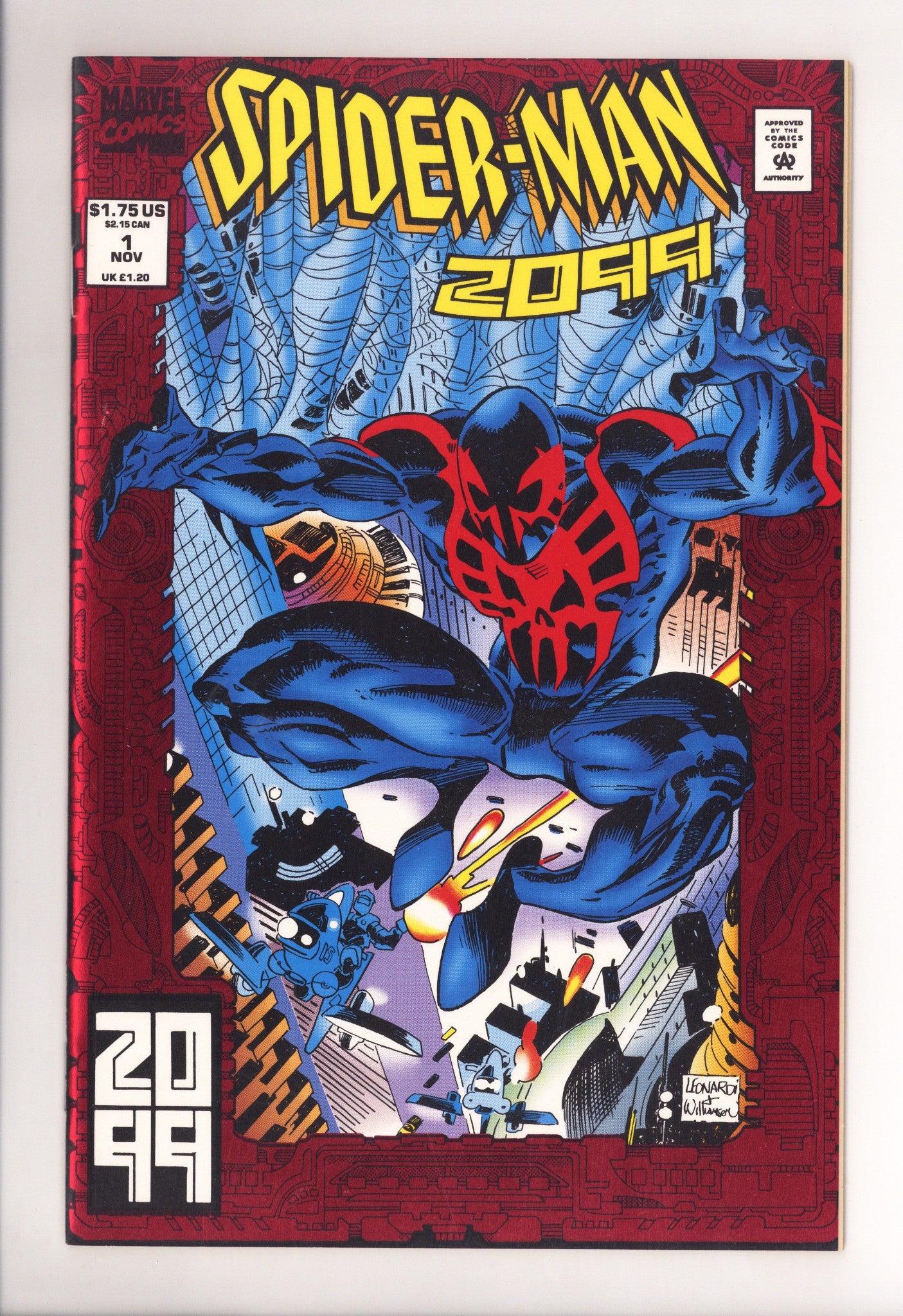 Spider-Man 2099 Vol 1 1 NM- (9.2) (1992) 