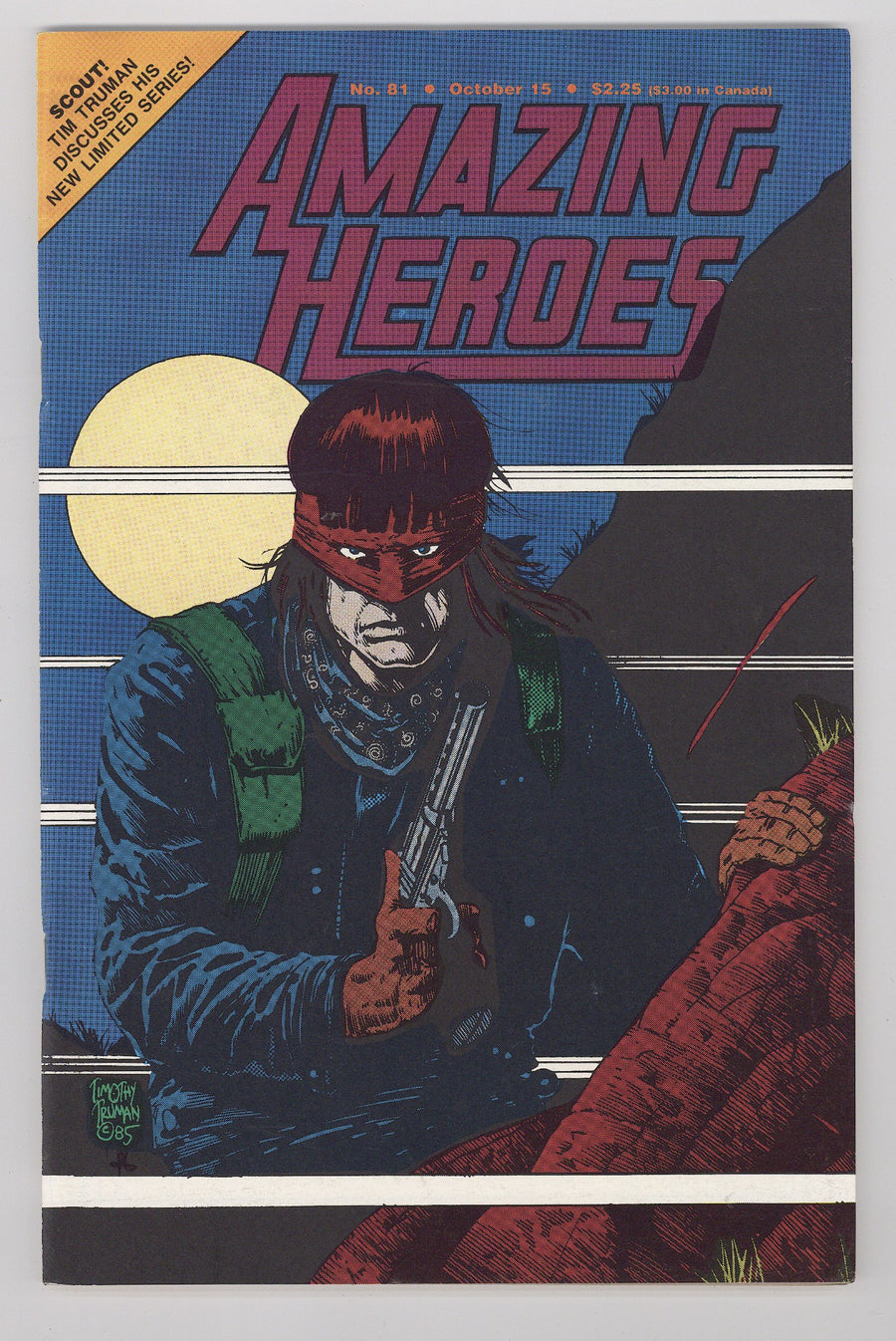 Amazing Heroes 81 VF (8.0) (1985) 