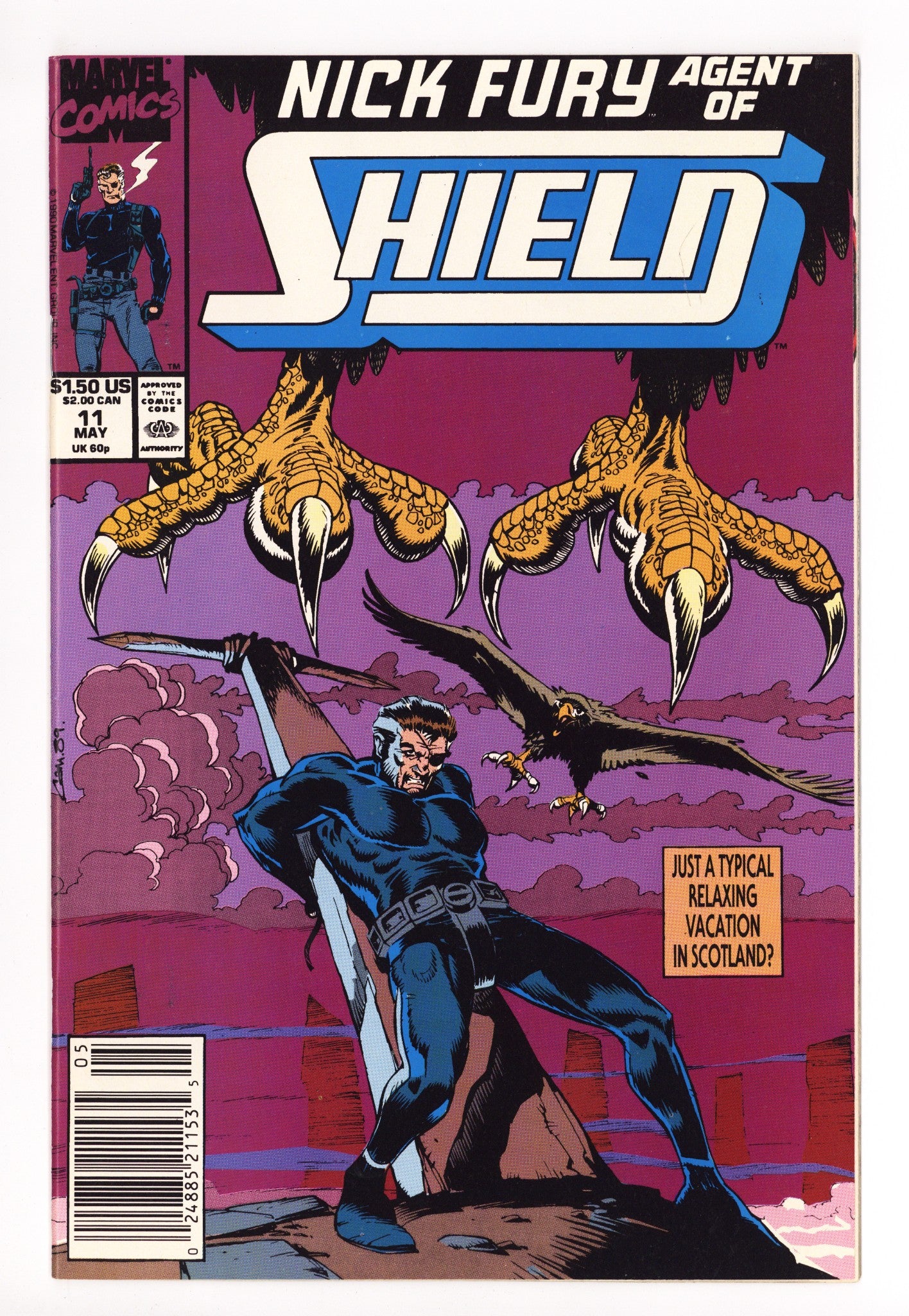 Nick Fury, Agent of S.H.I.E.L.D. Vol 4 11 High Grade (1990) 