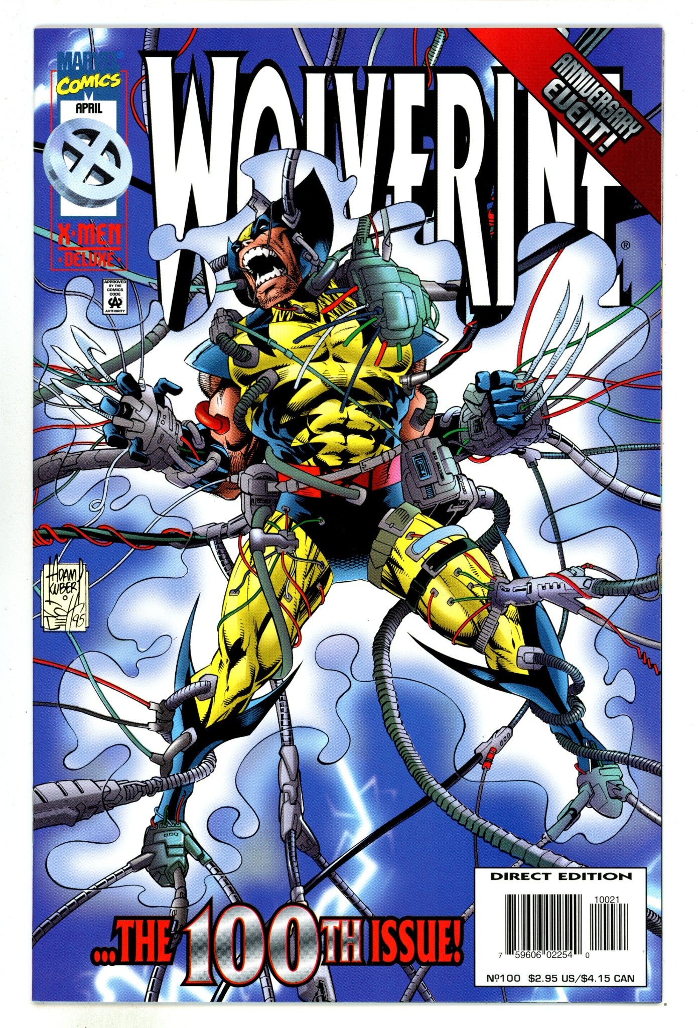 Wolverine Vol 2 100 NM- (9.2) (1996) 