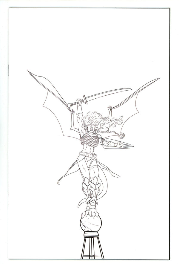 Gargoyles Demona 1 Paur B&W Virgin Incentive Variant (2025)