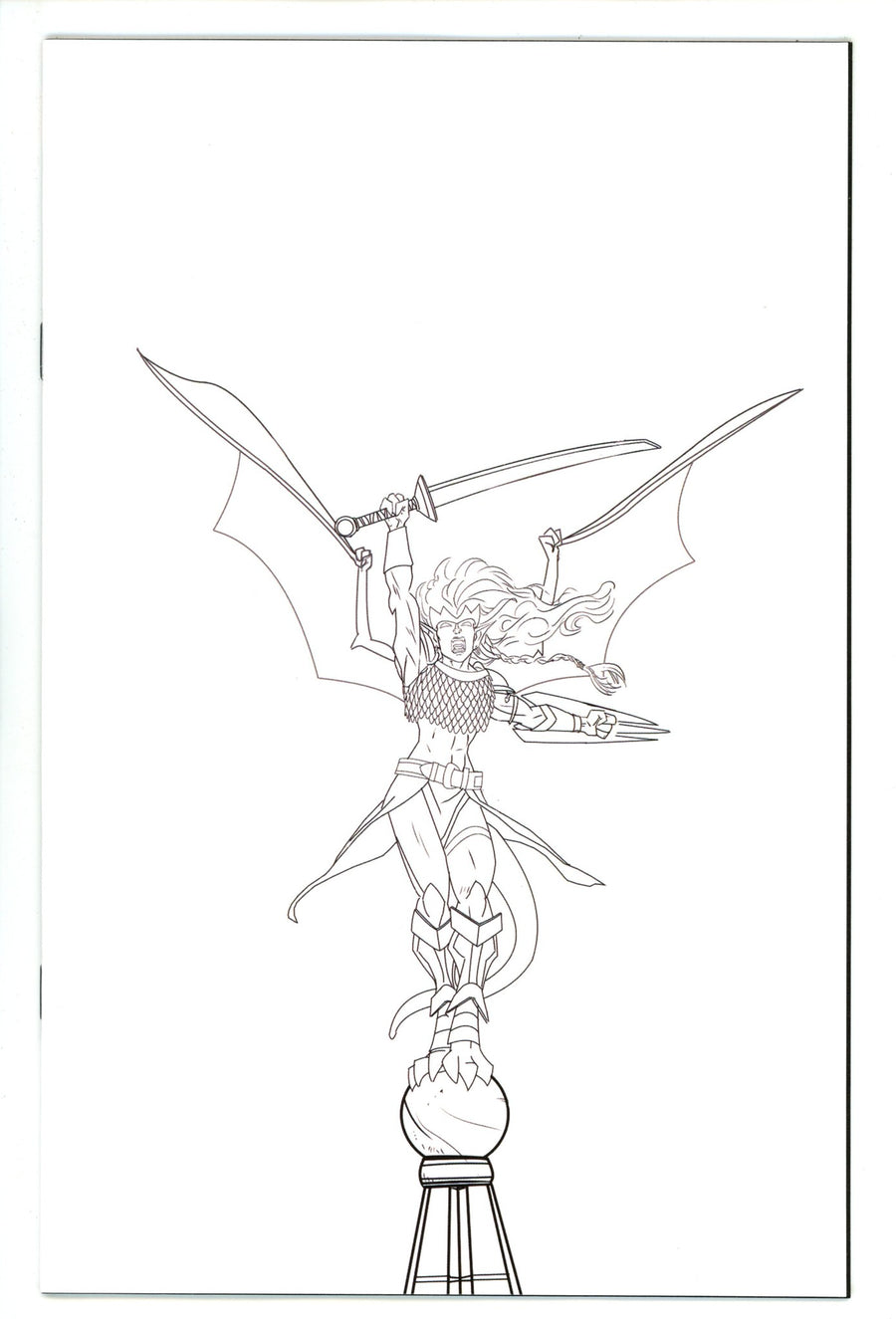 Gargoyles Demona 1 Paur B&W Virgin Incentive Variant (2025)