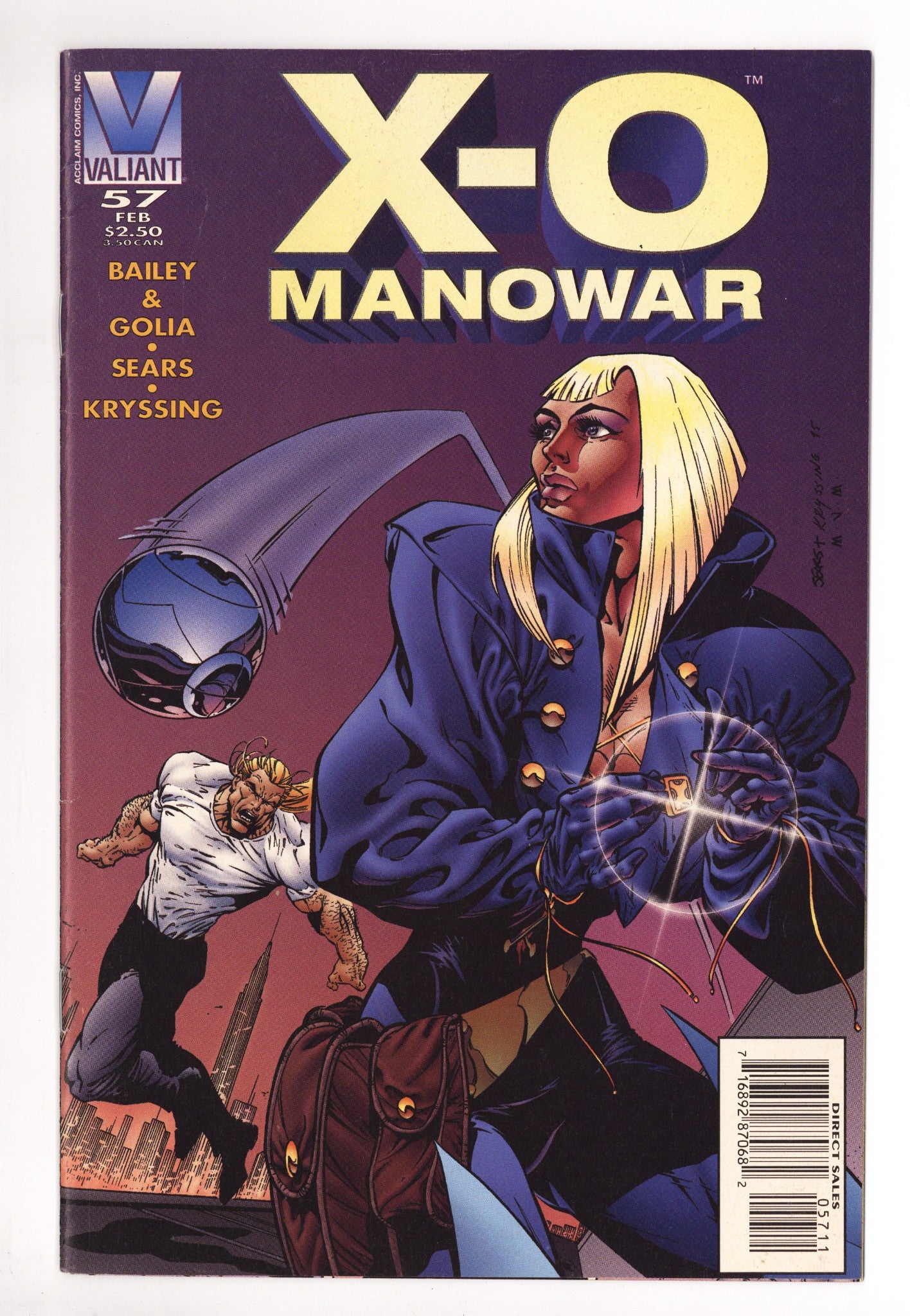 X-O Manowar Vol 1 57 Mid Grade (1996) 