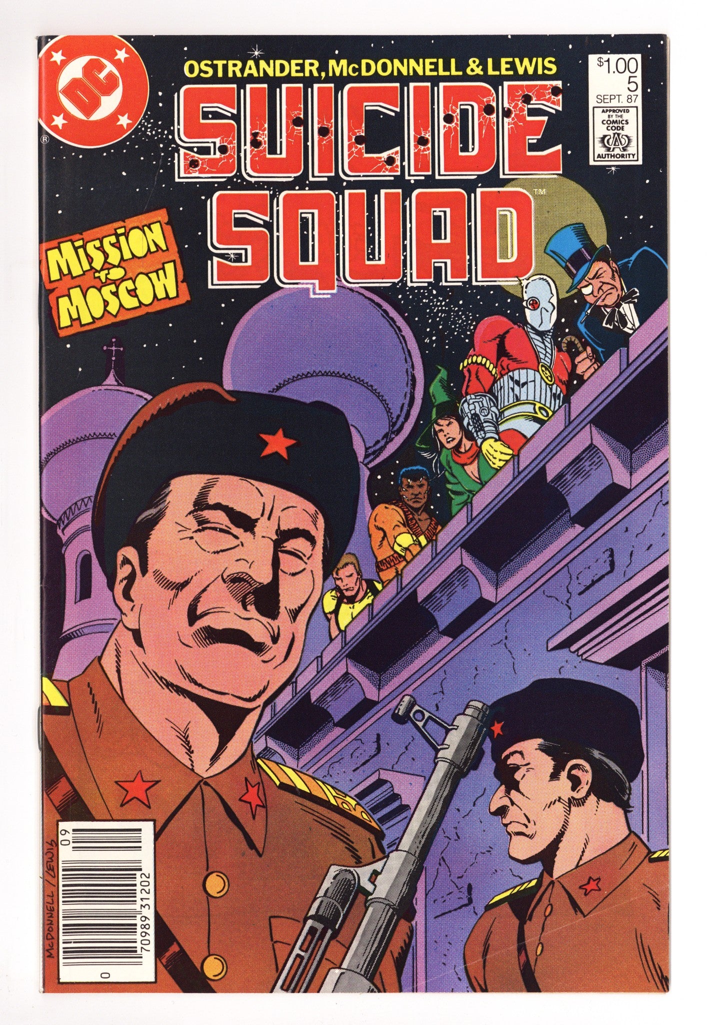 Suicide Squad Vol 1 5 FN (6.0) (1987) Canadian Price Variant 