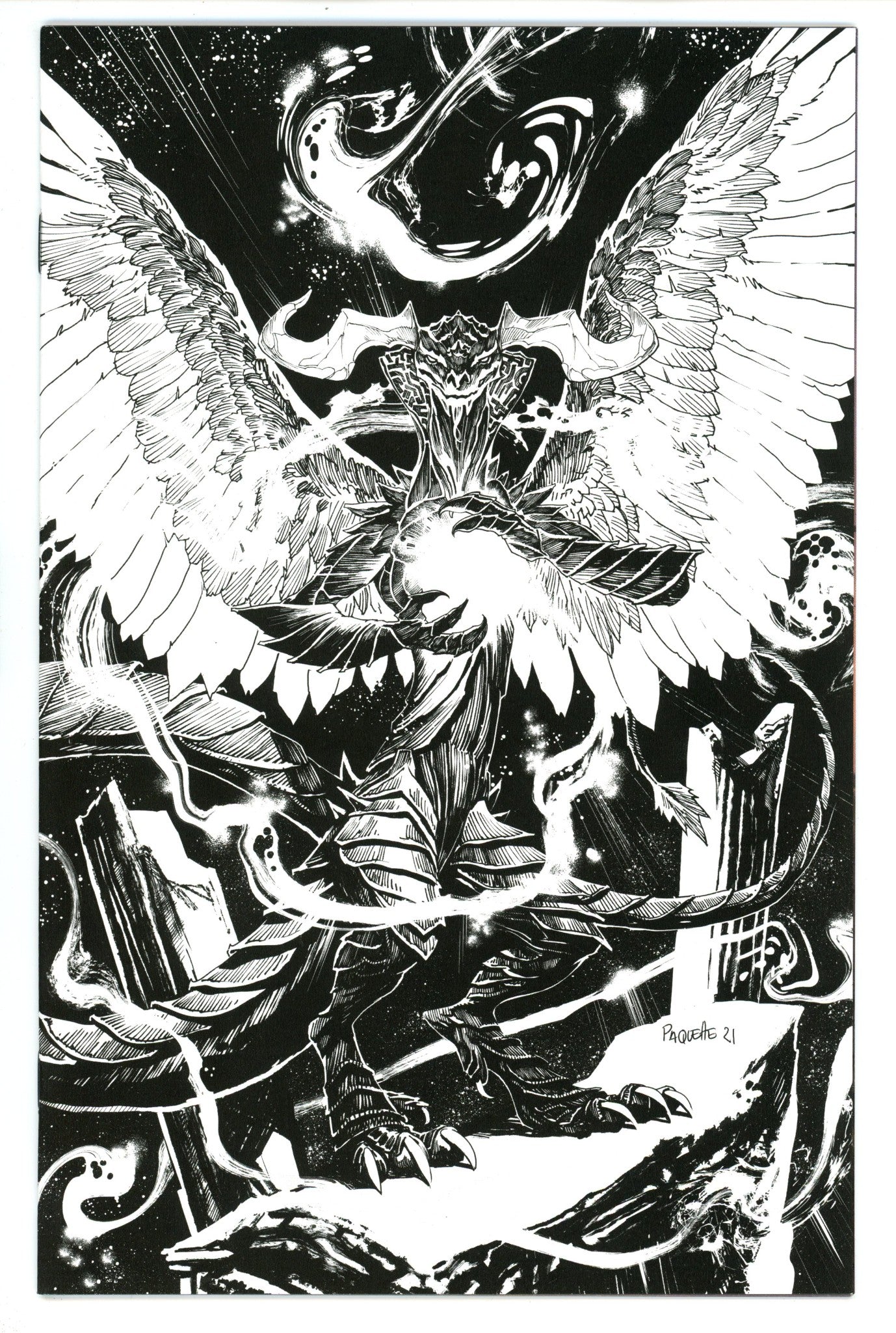 Magic 11 High Grade (2022) Paquette B&W Variant 