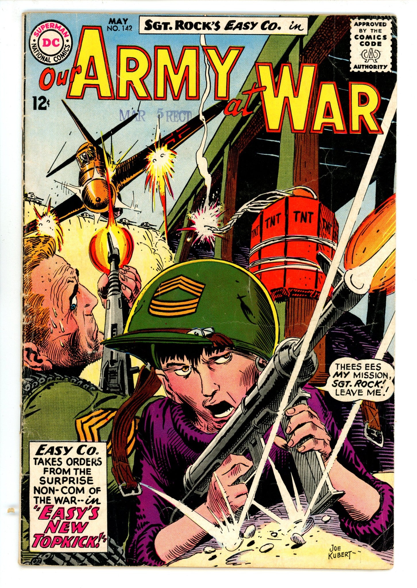 Our Army at War Vol 1 142 VG (4.0) (1964) 