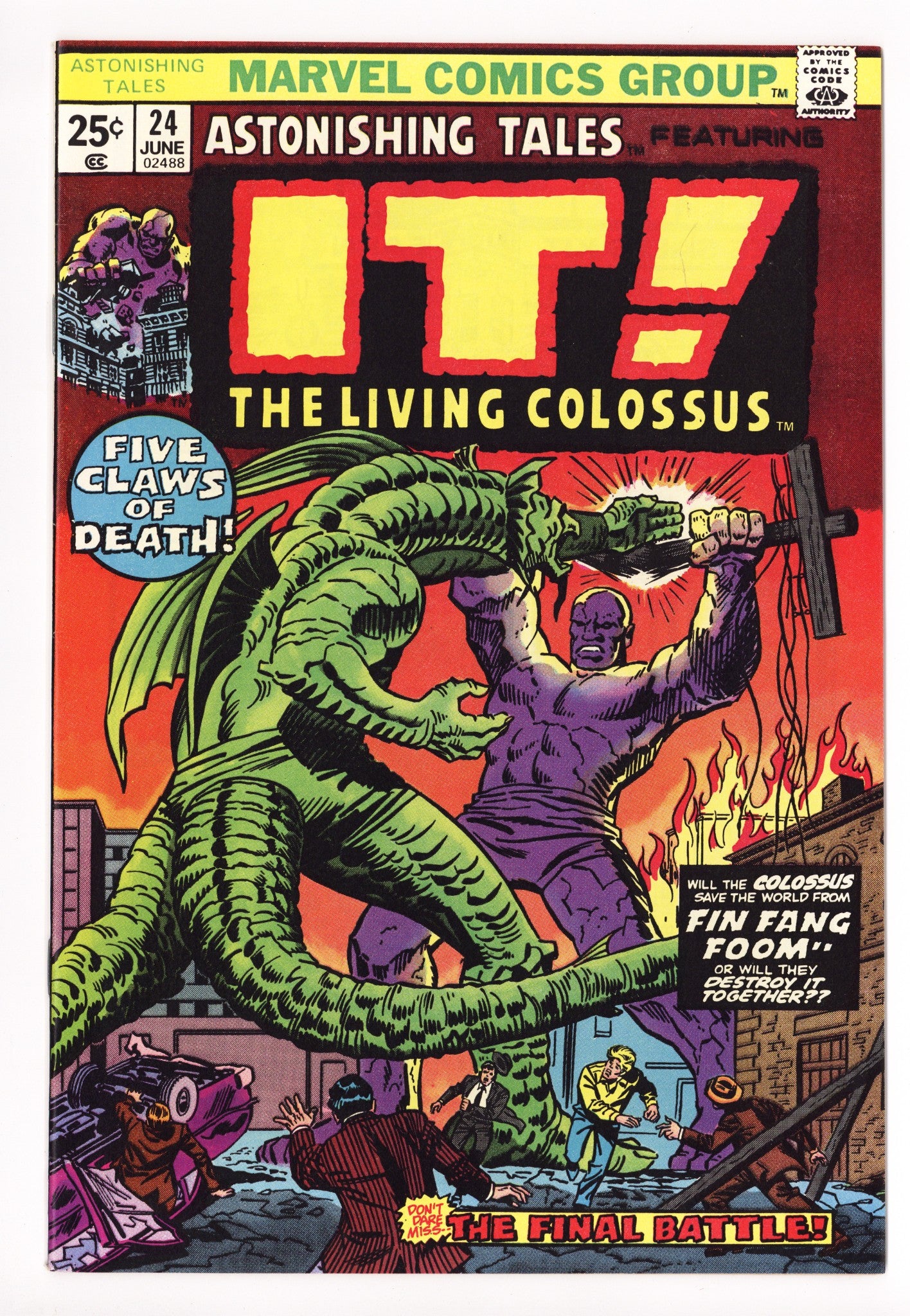 Astonishing Tales Vol 1 24 VF/NM (9.0) (1974) 