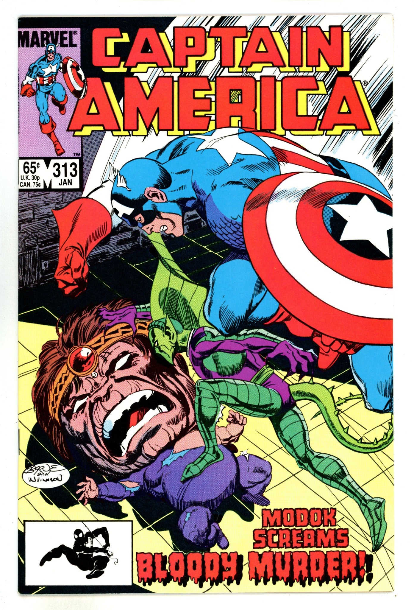 Captain America Vol 1 313 High Grade (1986) 