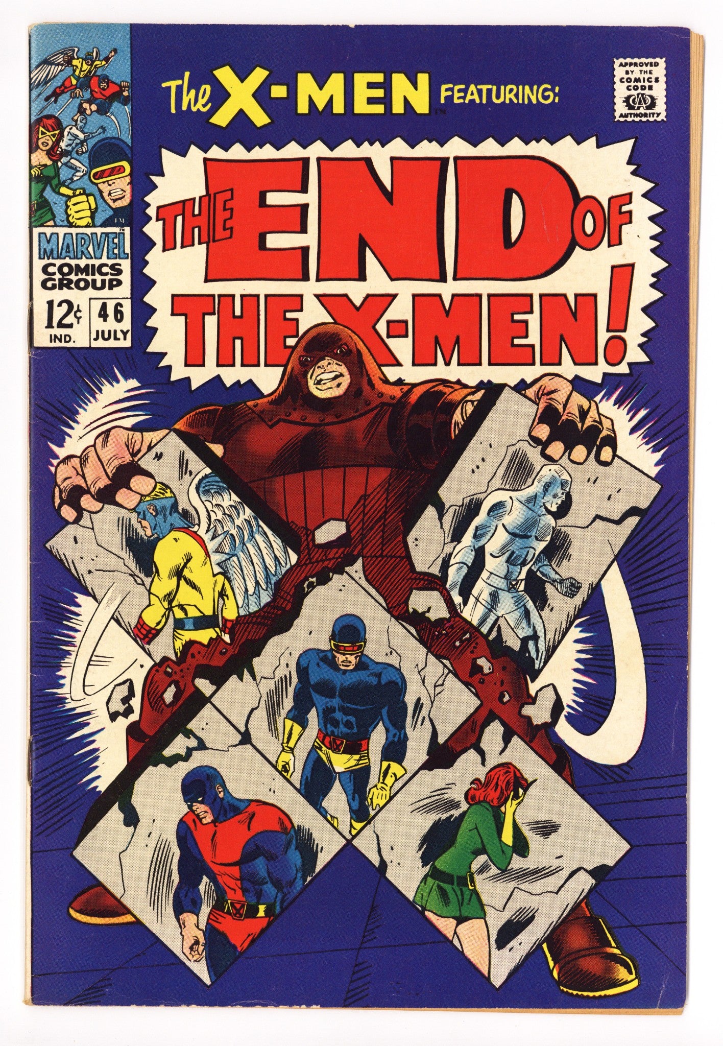 The X-Men Vol 1 46 FN- (5.5) (1968) 