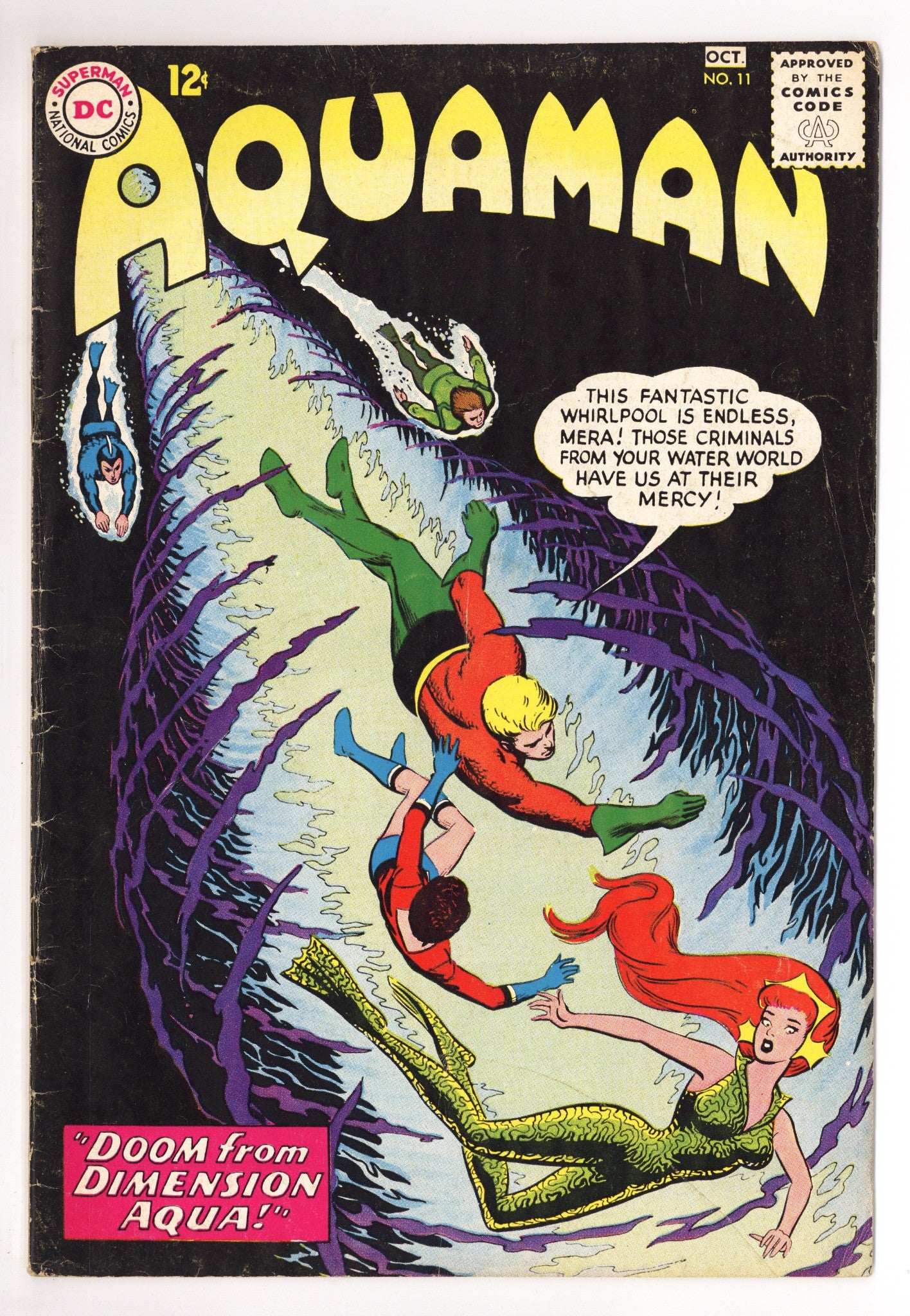Aquaman Vol 1 11 VG+ (4.5) (1963) 
