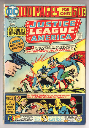 Justice League of America Vol 1 114 VG+ (4.5) (1974)
