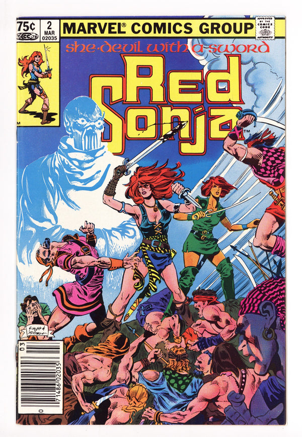 Red Sonja Vol 2 2 Mid Grade (1983) Canadian Price Variant