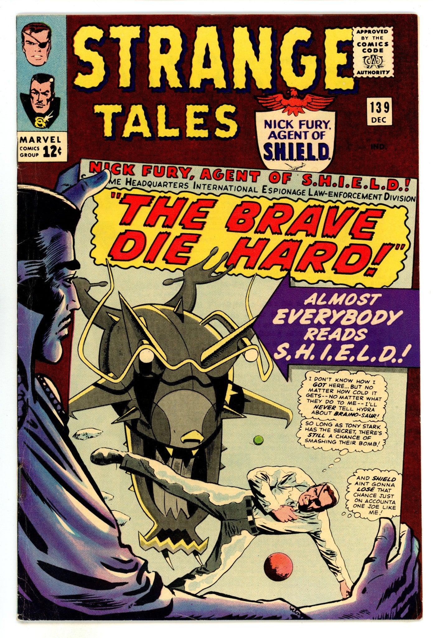 Strange Tales Vol 1 139  FN- (5.5)  (1965)  