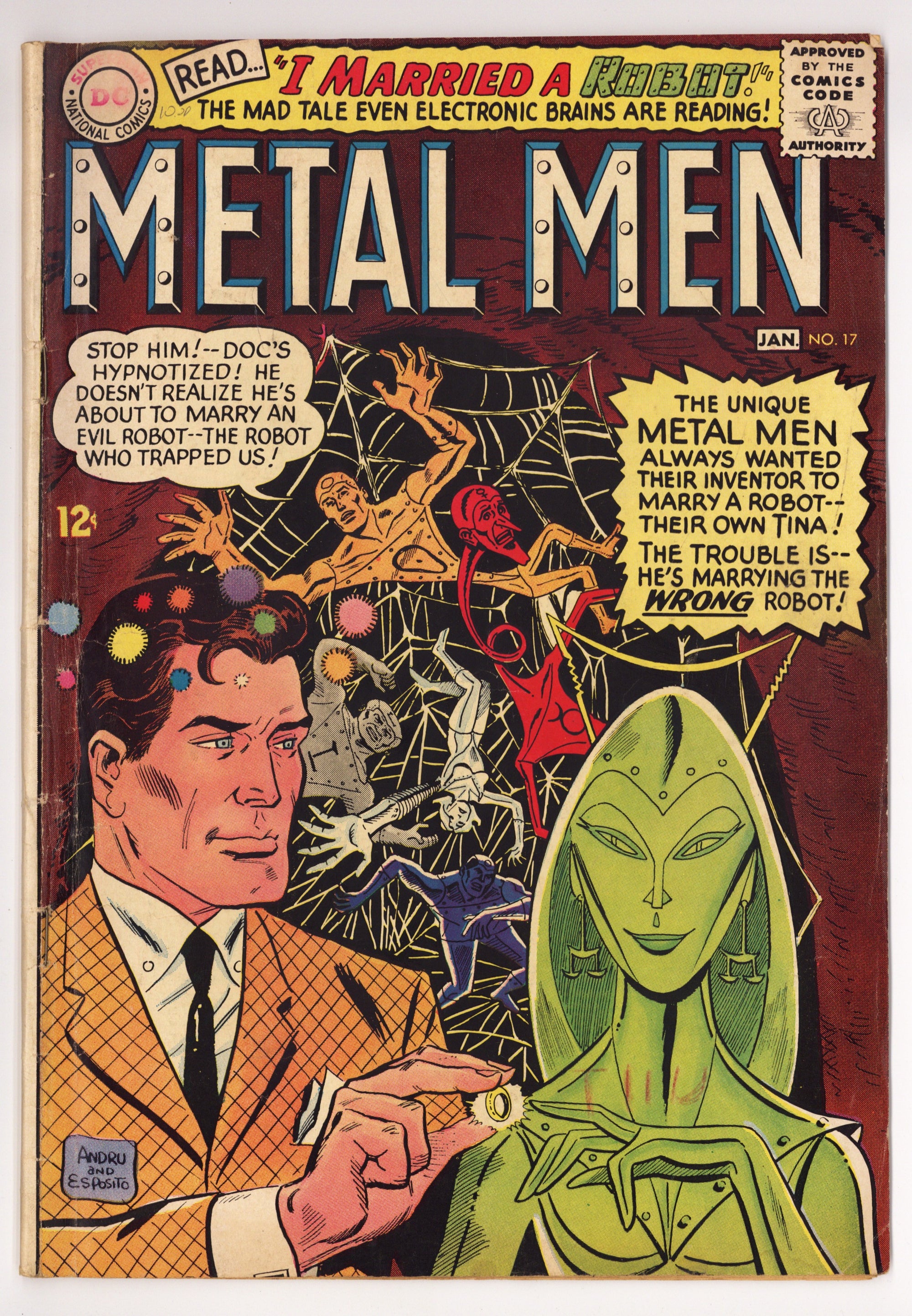 Metal Men Vol 1 17 VG- (3.5) (1965) 