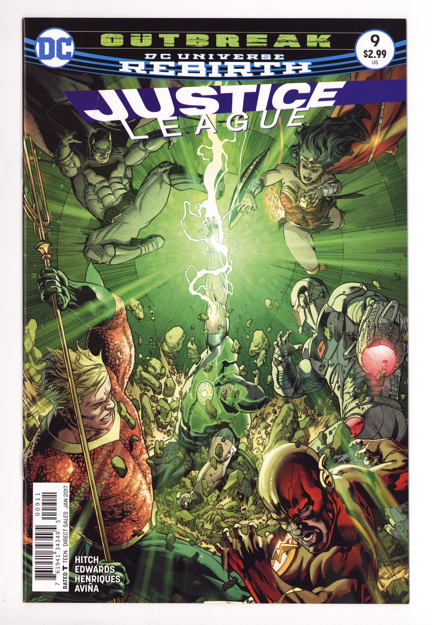 Justice League Vol 2 9 High Grade (2017) 