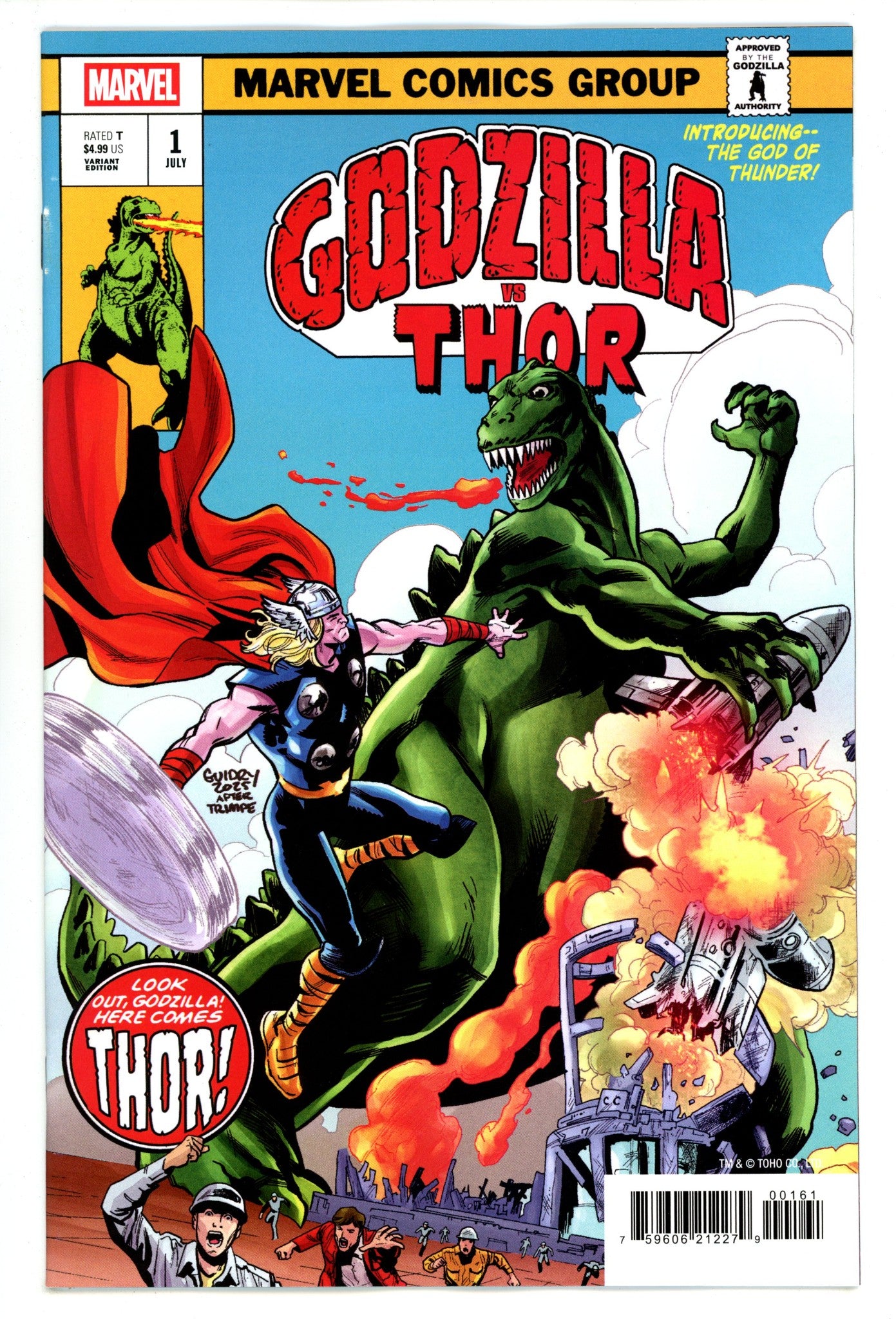 Godzilla Vs. Thor  1 Guidry  Variant   (2025)