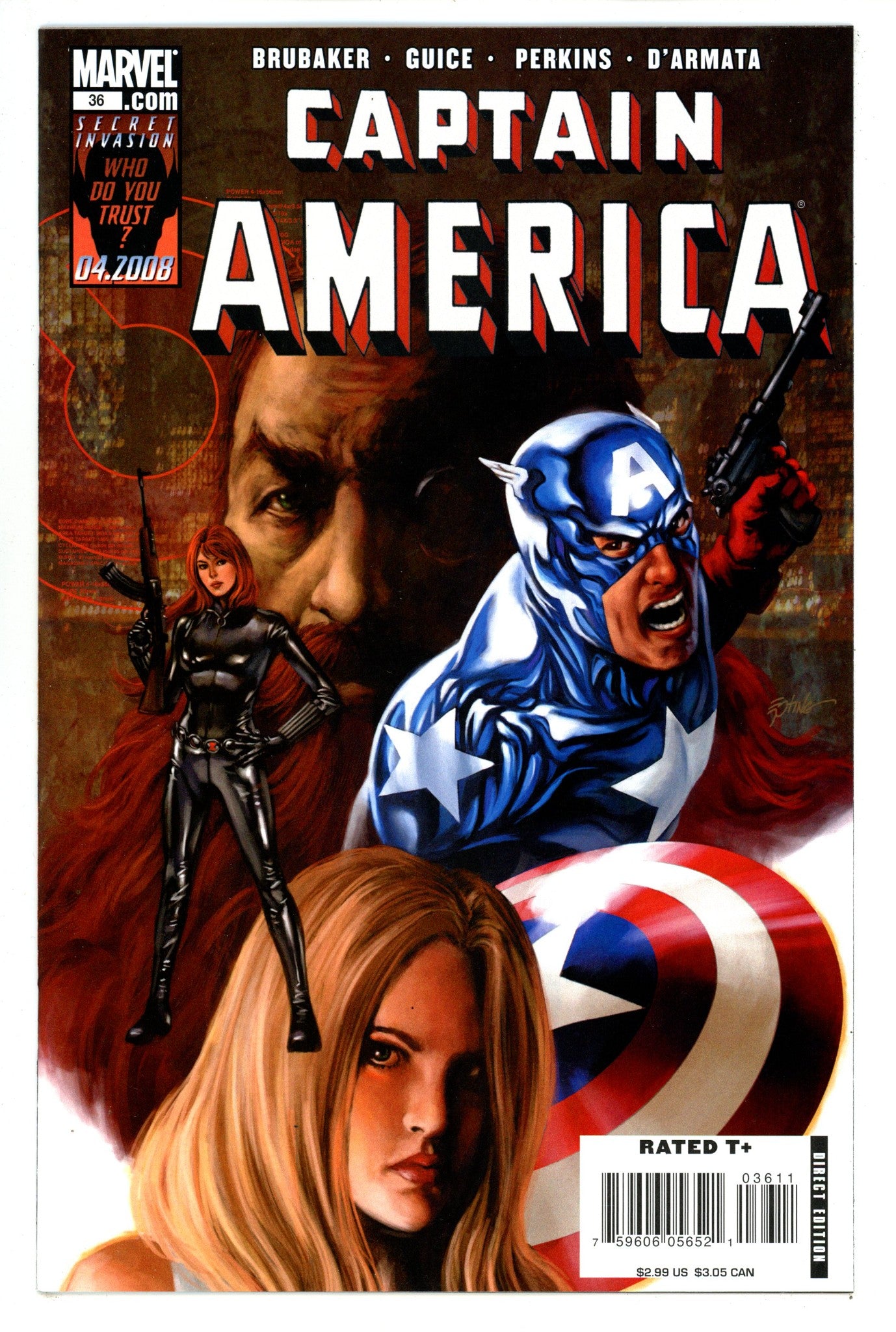 Captain America Vol 1 36 High Grade (2008) 