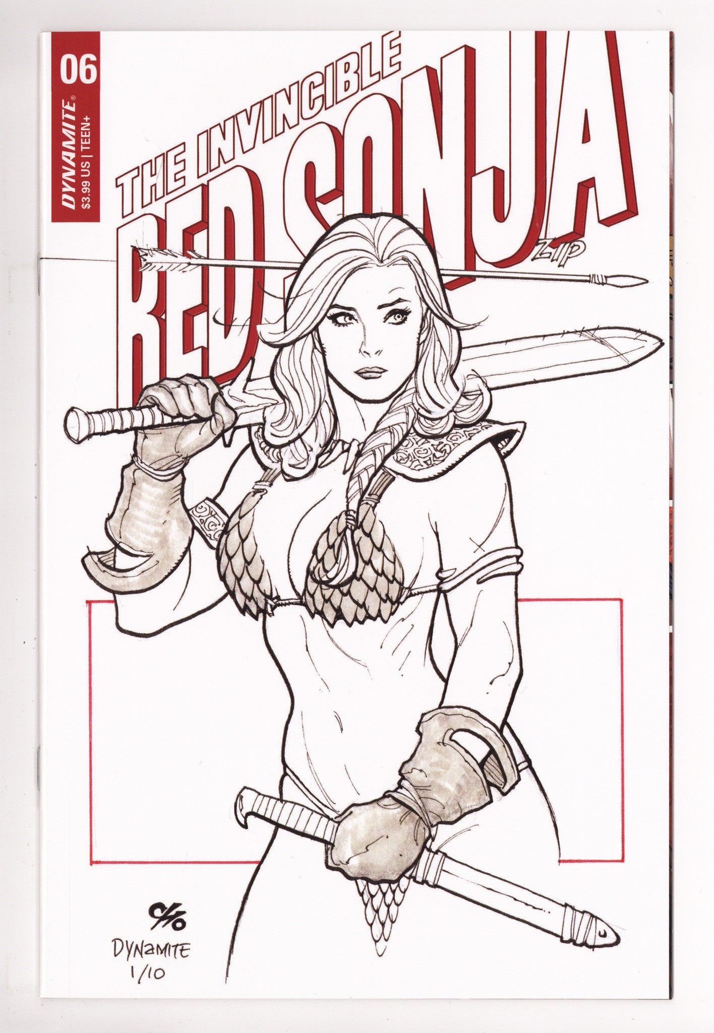 The Invincible Red Sonja   6  High Grade   (2021) Cho     Variant  