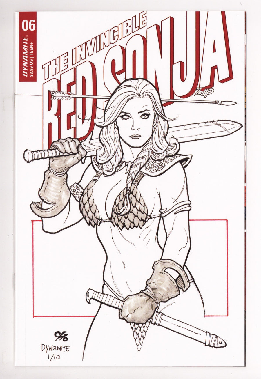 The Invincible Red Sonja   6  High Grade   (2021) Cho     Variant  