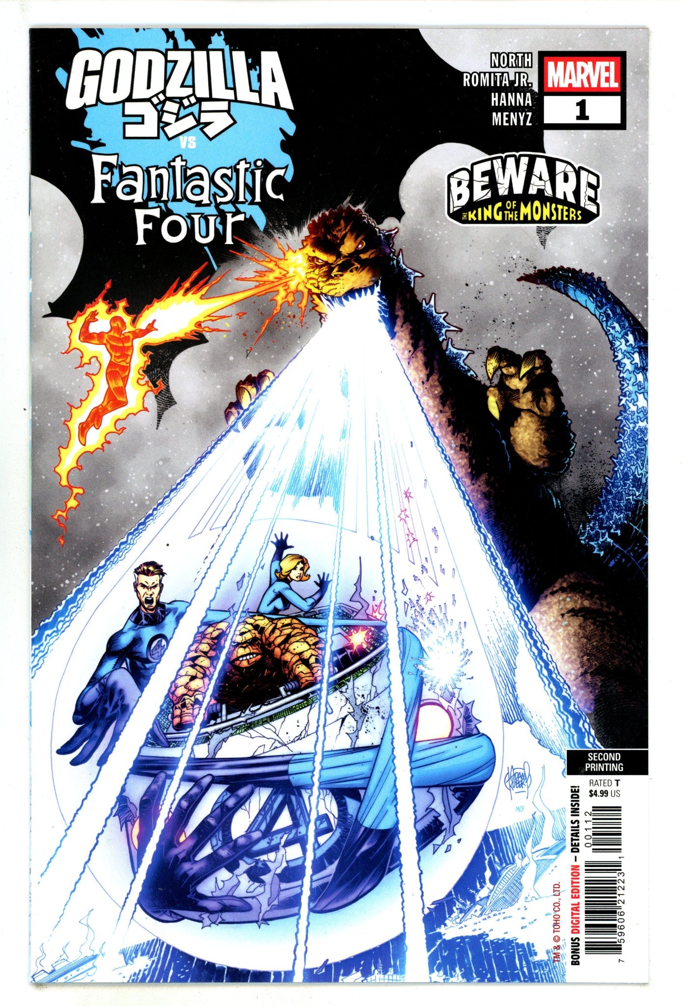 Godzilla Vs. Fantastic Four 1 2Nd Print (2025)