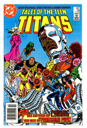 Tales of the Teen Titans 58 VF (8.0) (1985) Canadian Price Variant