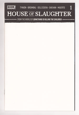 House of Slaughter 1 High Grade (2021) Blank Variant