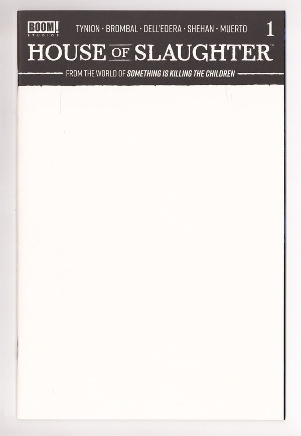 House of Slaughter 1 High Grade (2021) Blank Variant