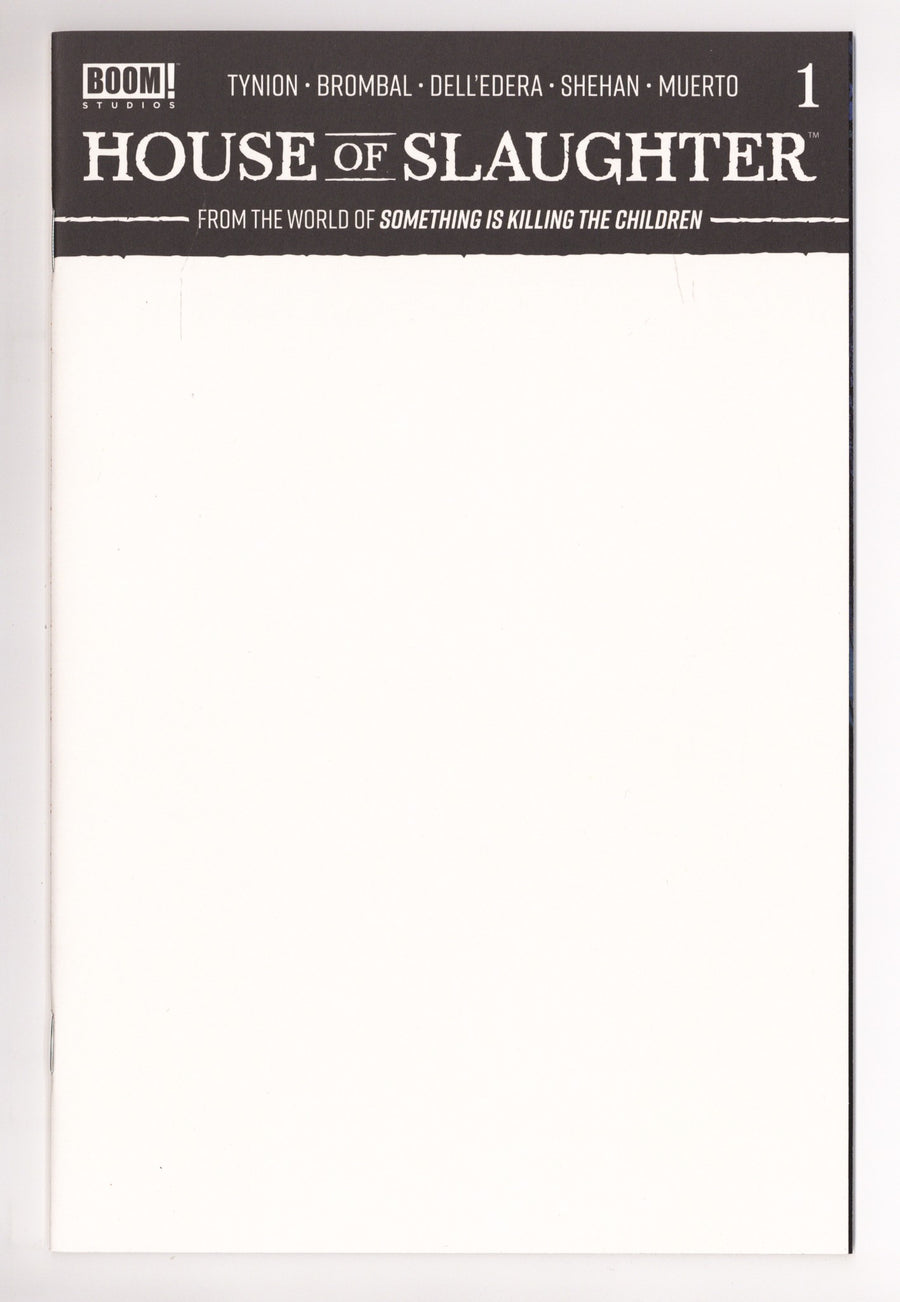 House of Slaughter 1 High Grade (2021) Blank Variant 