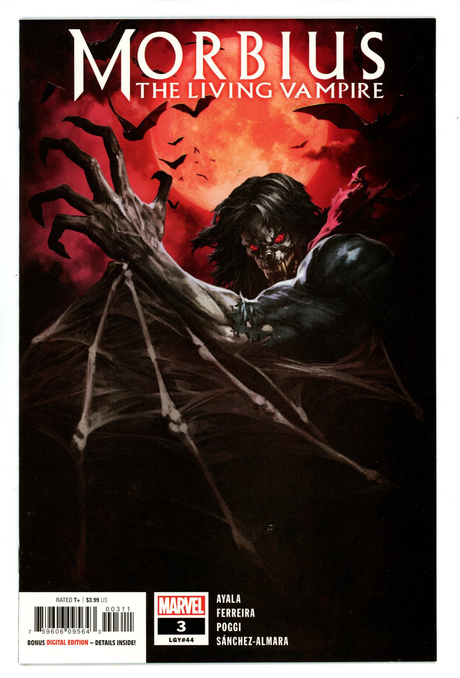 Morbius Vol 3 3 (44) High Grade (2020) 