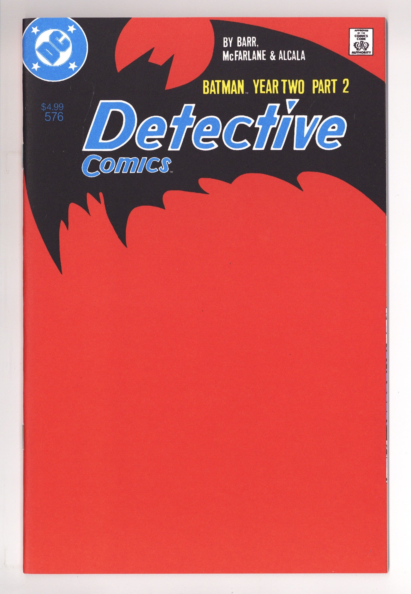 Detective Comics Vol 1 576 Facsimile Blank Variant (2026)