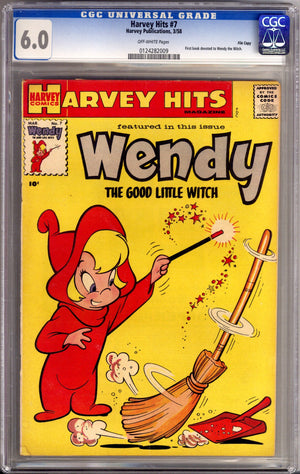 Harvey Hits 7 CGC 6.0 (FN) File Copy (1958)
