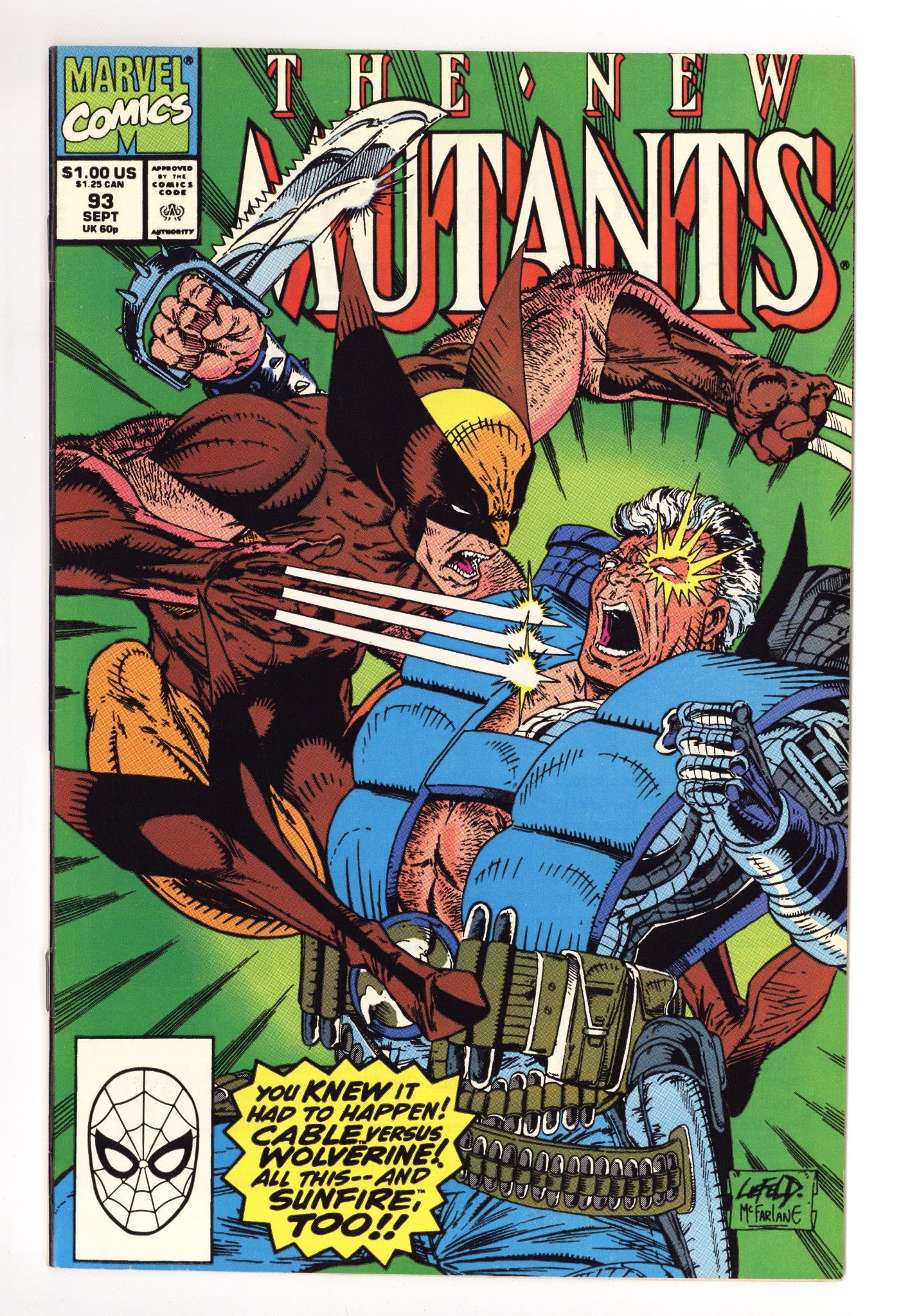 The New Mutants Vol 1 93 Mid Grade (1990) 