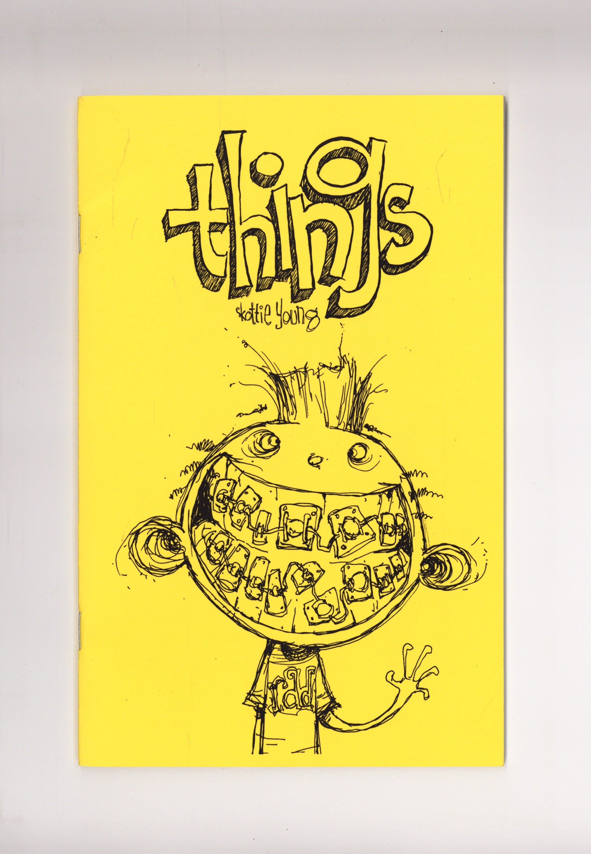 Things Sketchbook [nn] VF+ (8.5) (2013) Signed x1 Back Cover Skottie Young 