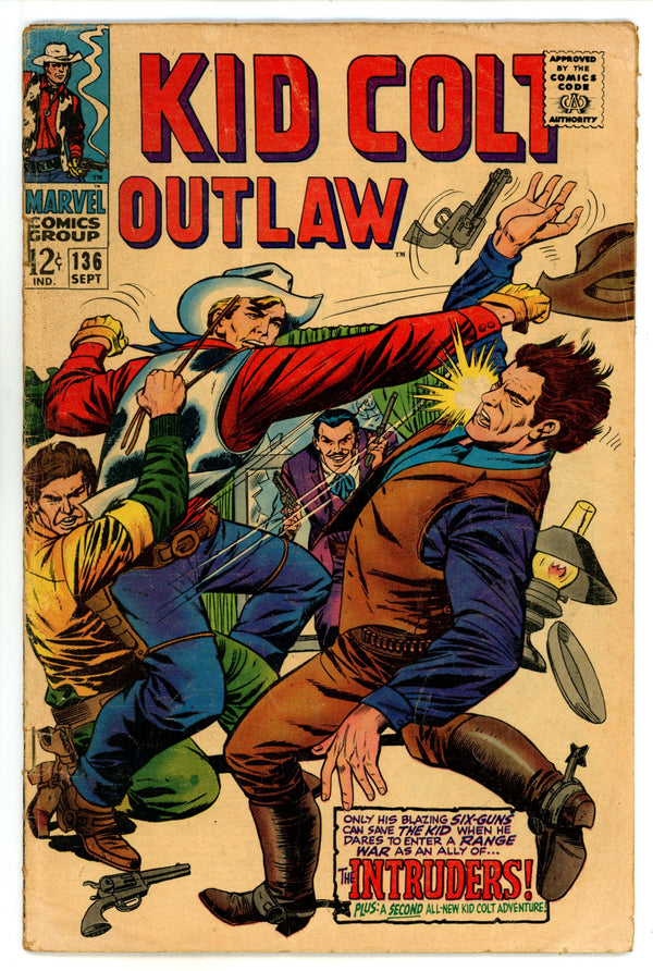 Kid Colt Outlaw 136 VG+ (4.5) (1967)