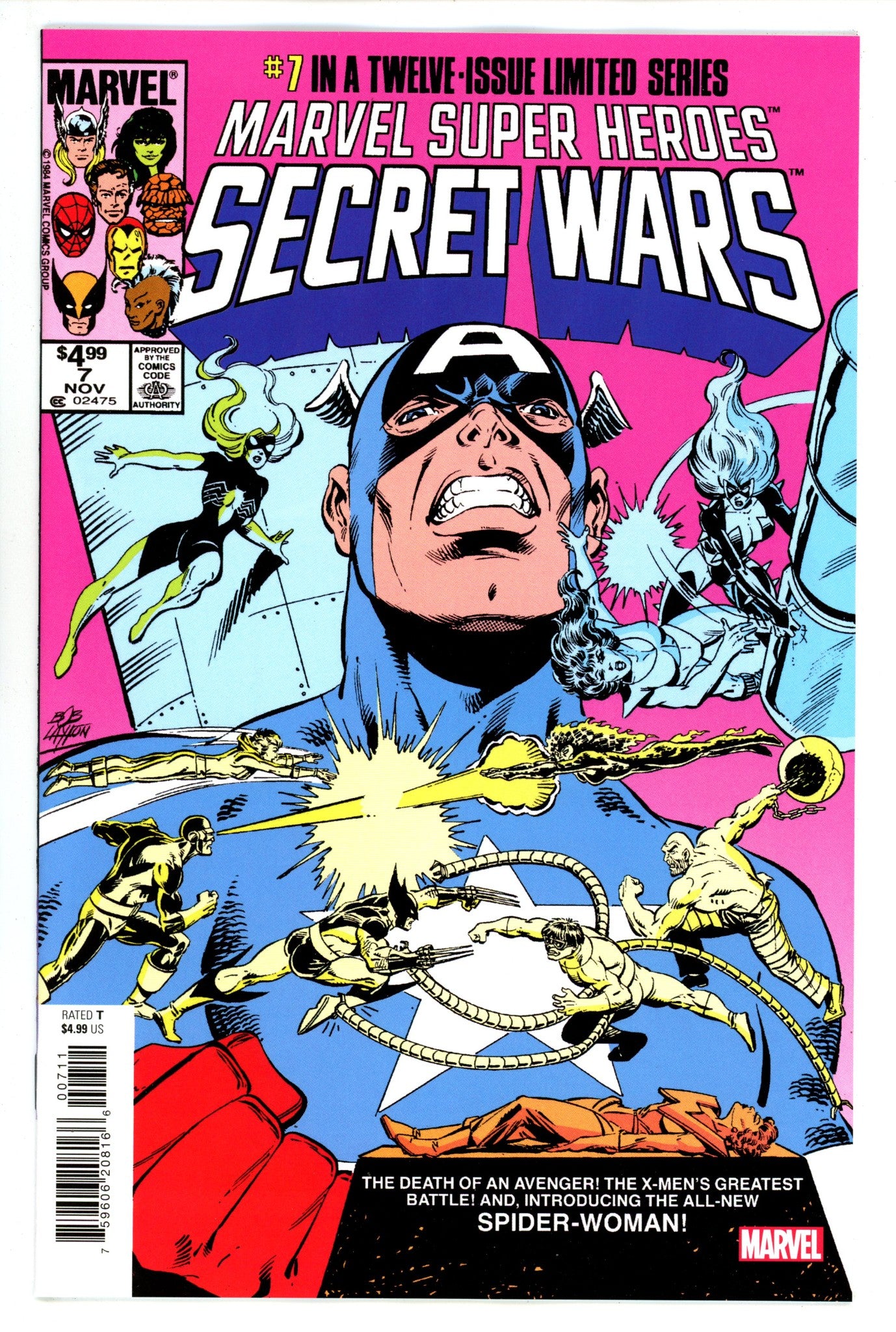 Marvel Super Heroes Secret Wars 7 Facsimile (2024)