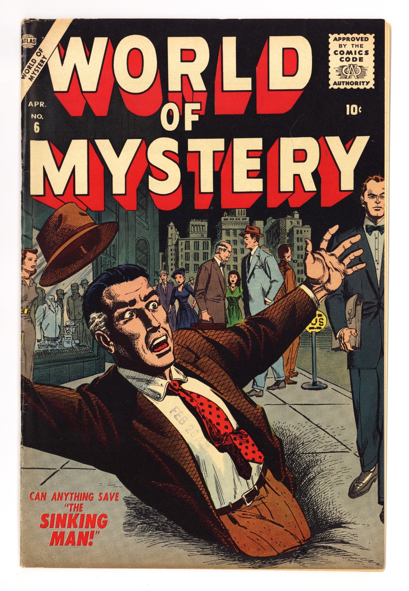 World of Mystery 6 VF (8.0) (1957) 