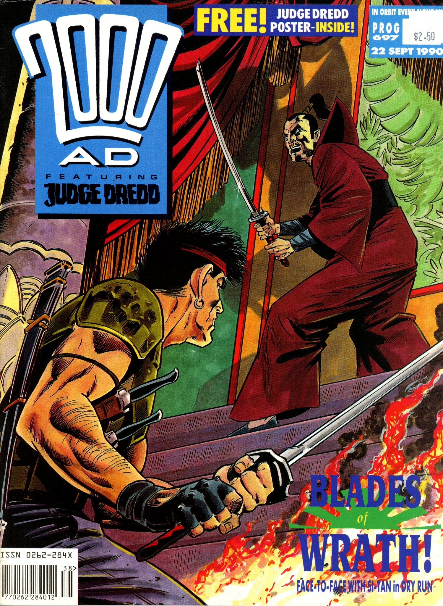 2000 AD 697 Mid Grade (1990) 