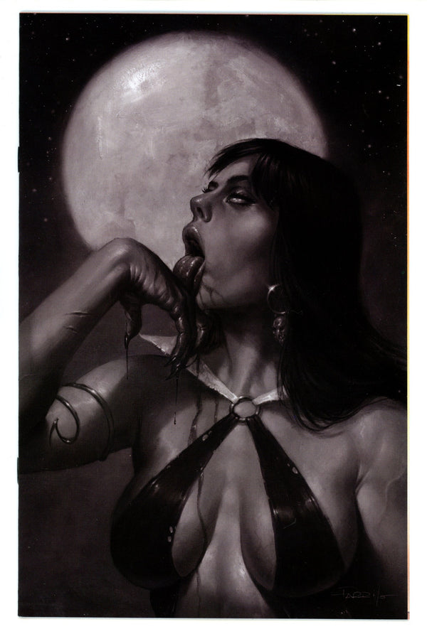 Vampirella Vol 6 21 NM- (9.2) (2021) Parrillo B&W Virgin Incentive Variant