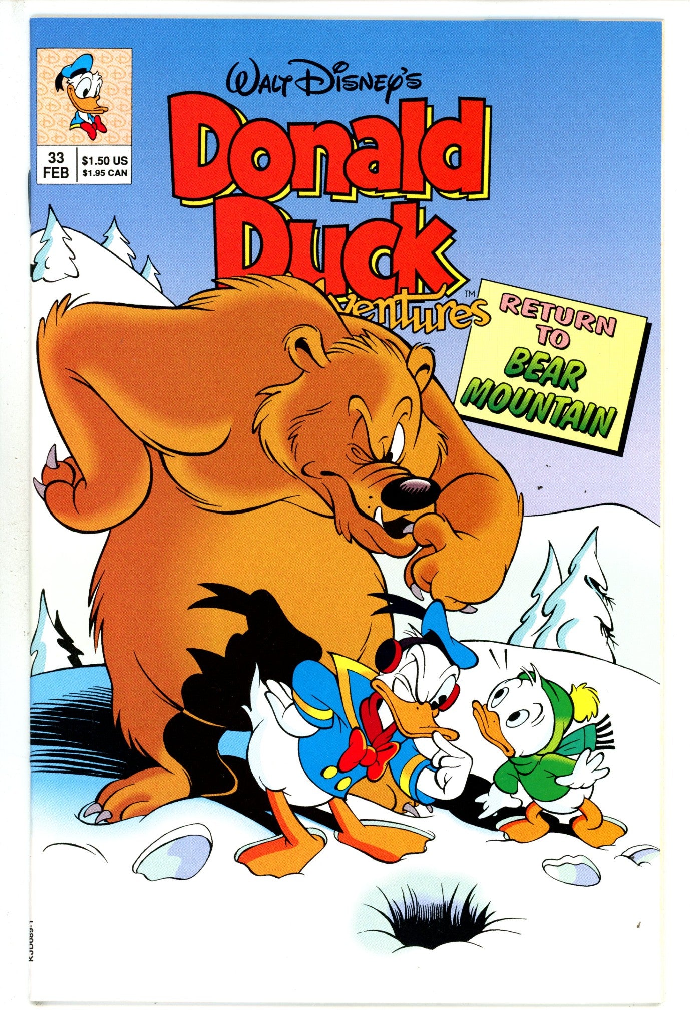 Walt Disney's Donald Duck Adventures Vol 2 33 NM- (1993)