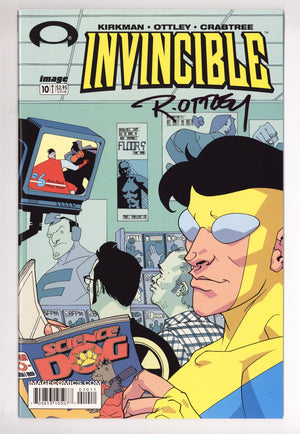 Invincible 10 VF/NM (9.0) (2004) Signed x1 Cover Ryan Ottley