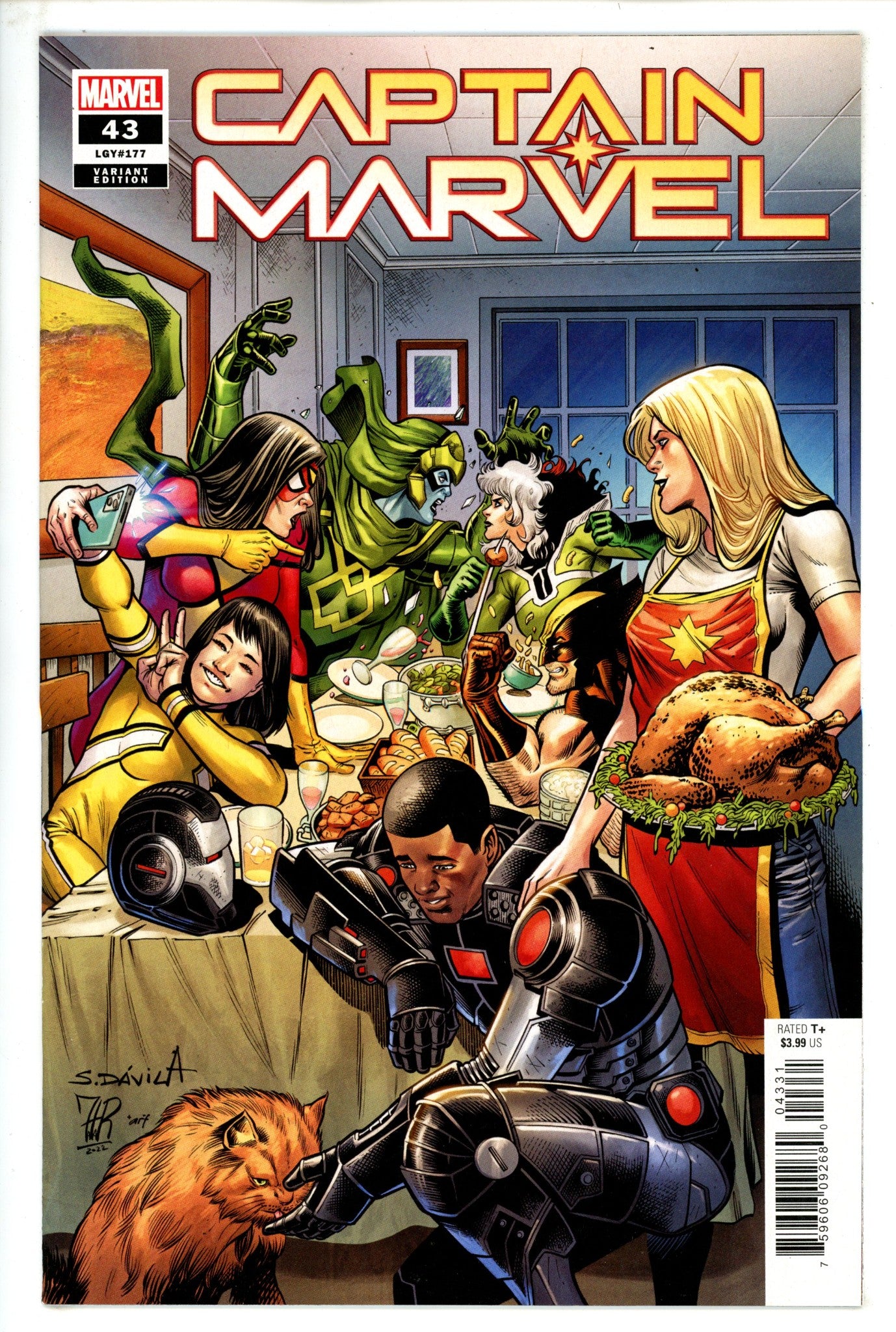 Captain Marvel Vol 11 43 (177) High Grade (2023) DÃ¡vila Variant 