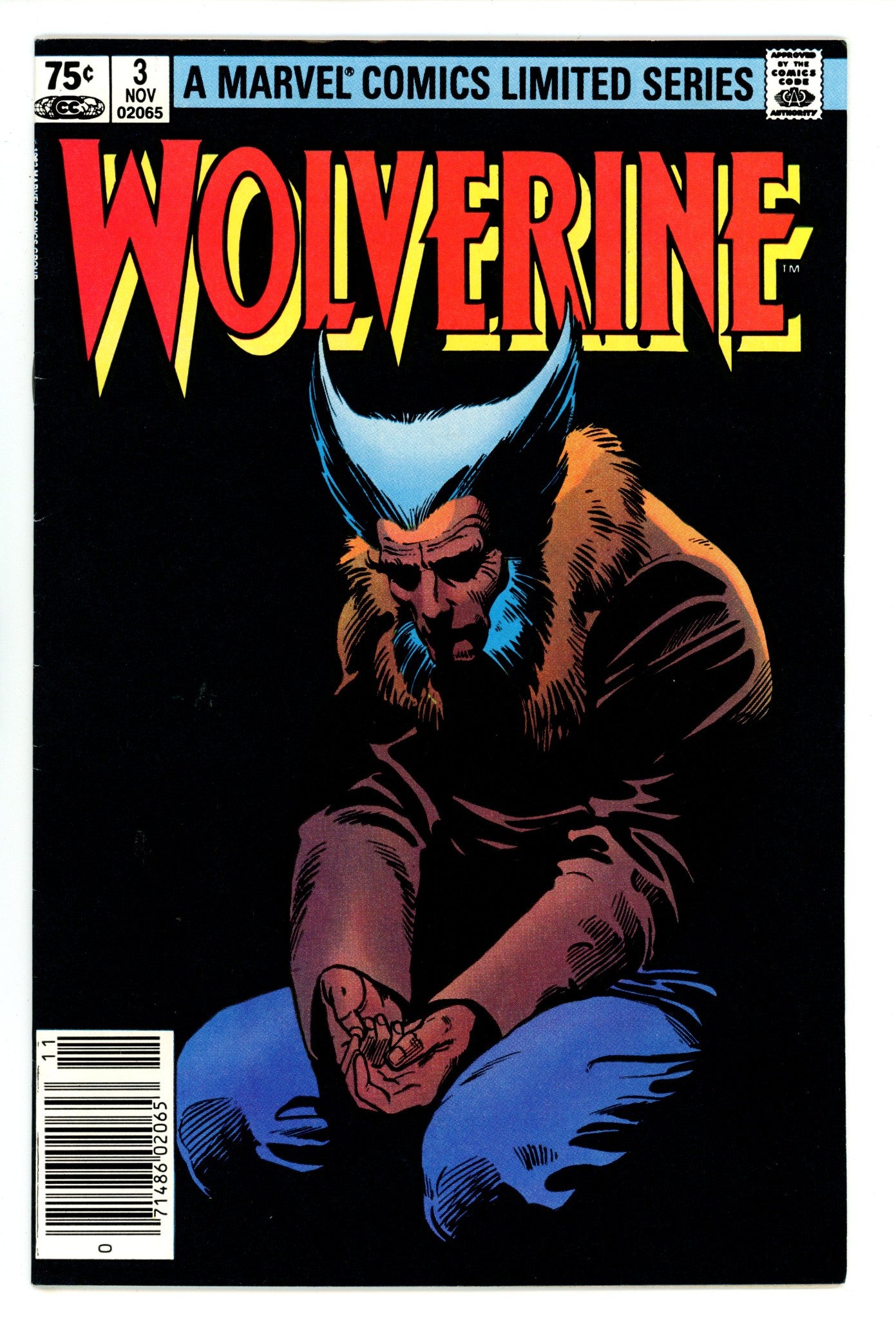 Wolverine Vol 1 3 VF- (7.5) (1982) Canadian Price Variant 