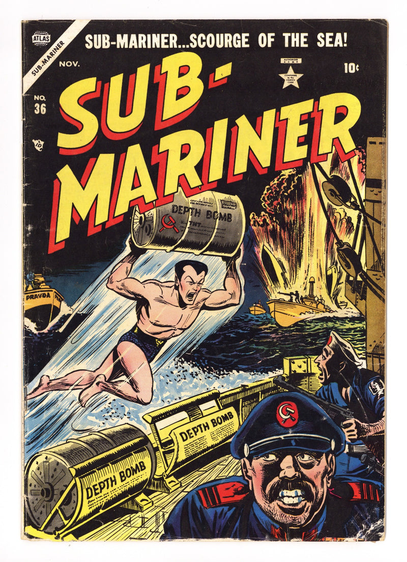 Sub-Mariner Comics 36 VG (4.0) (1954) 