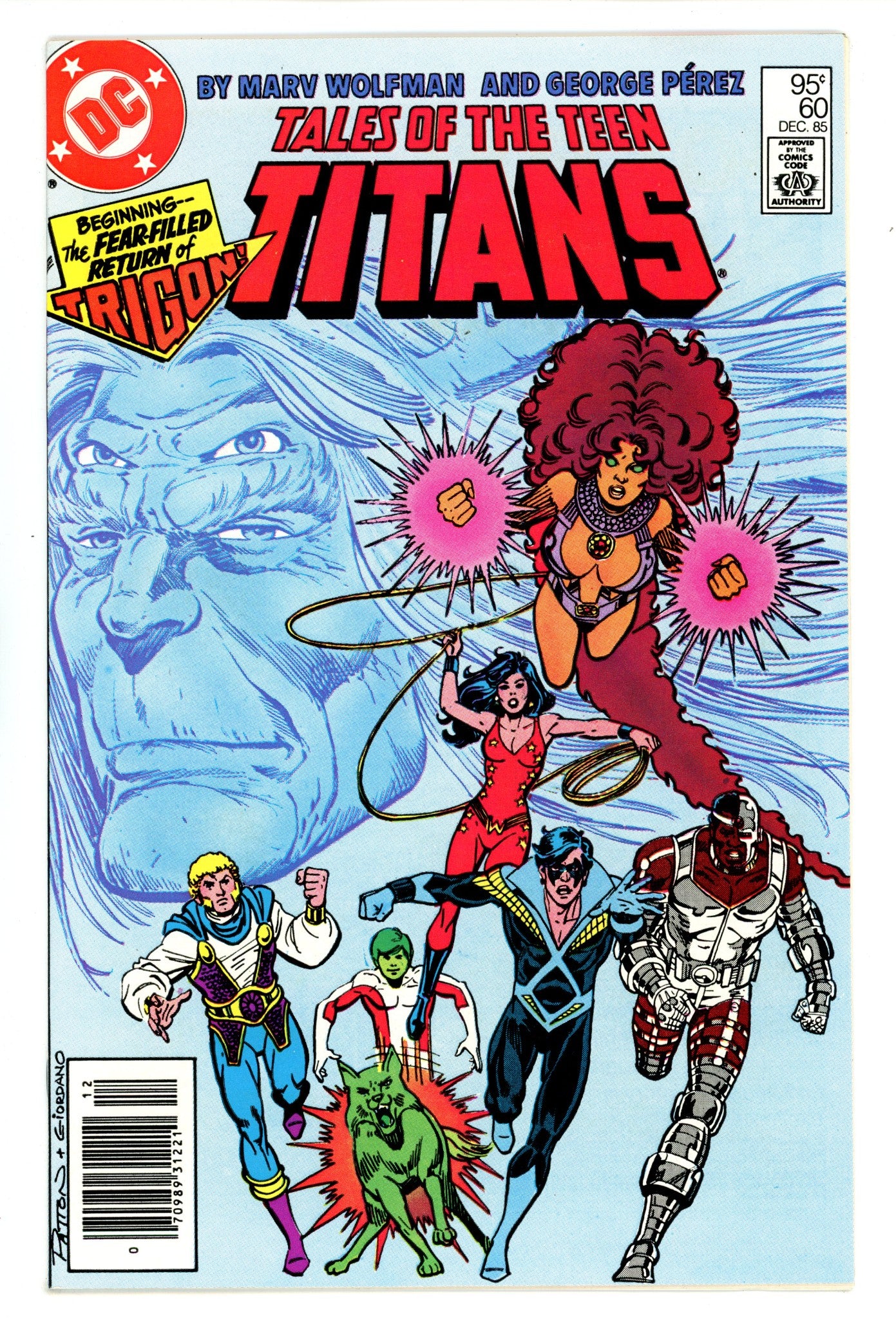 Tales of the Teen Titans 60 VF+ (8.5) (1985) Canadian Price Variant 