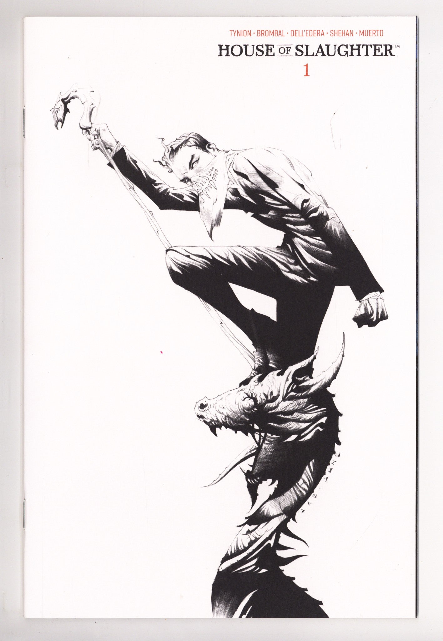 House of Slaughter   1  High Grade   (2021) LCSD B&W   Variant  