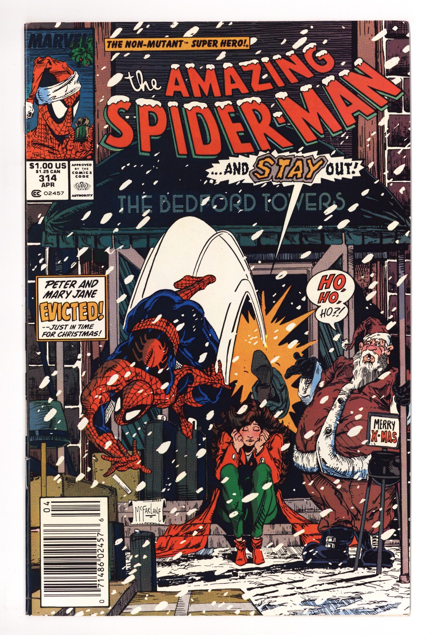 The Amazing Spider-Man Vol 1 314  FN+ (6.5)   (1989)     Newsstand  