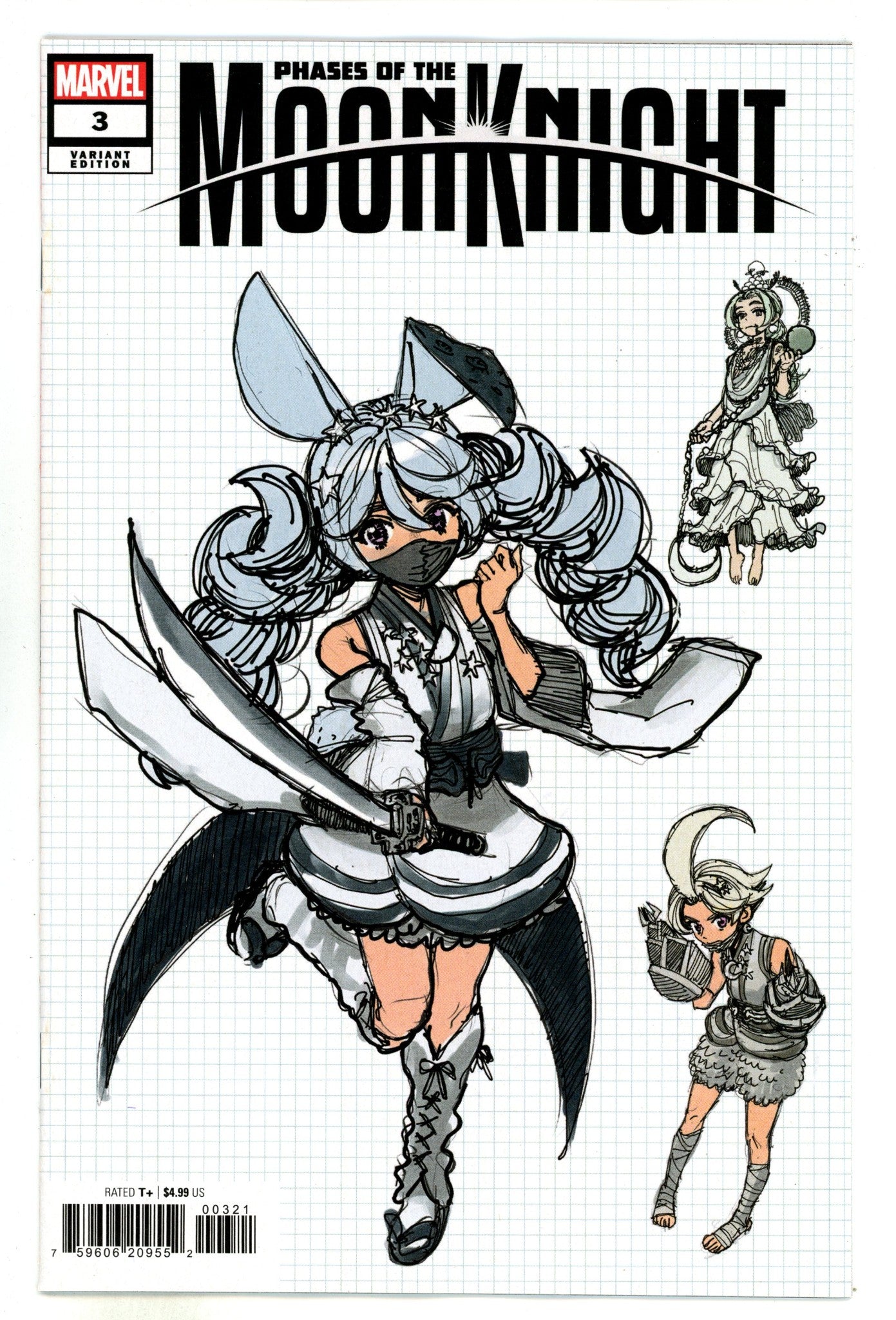 Phases Of The Moon Knight  3 Kaku  Design Variant  (2024)