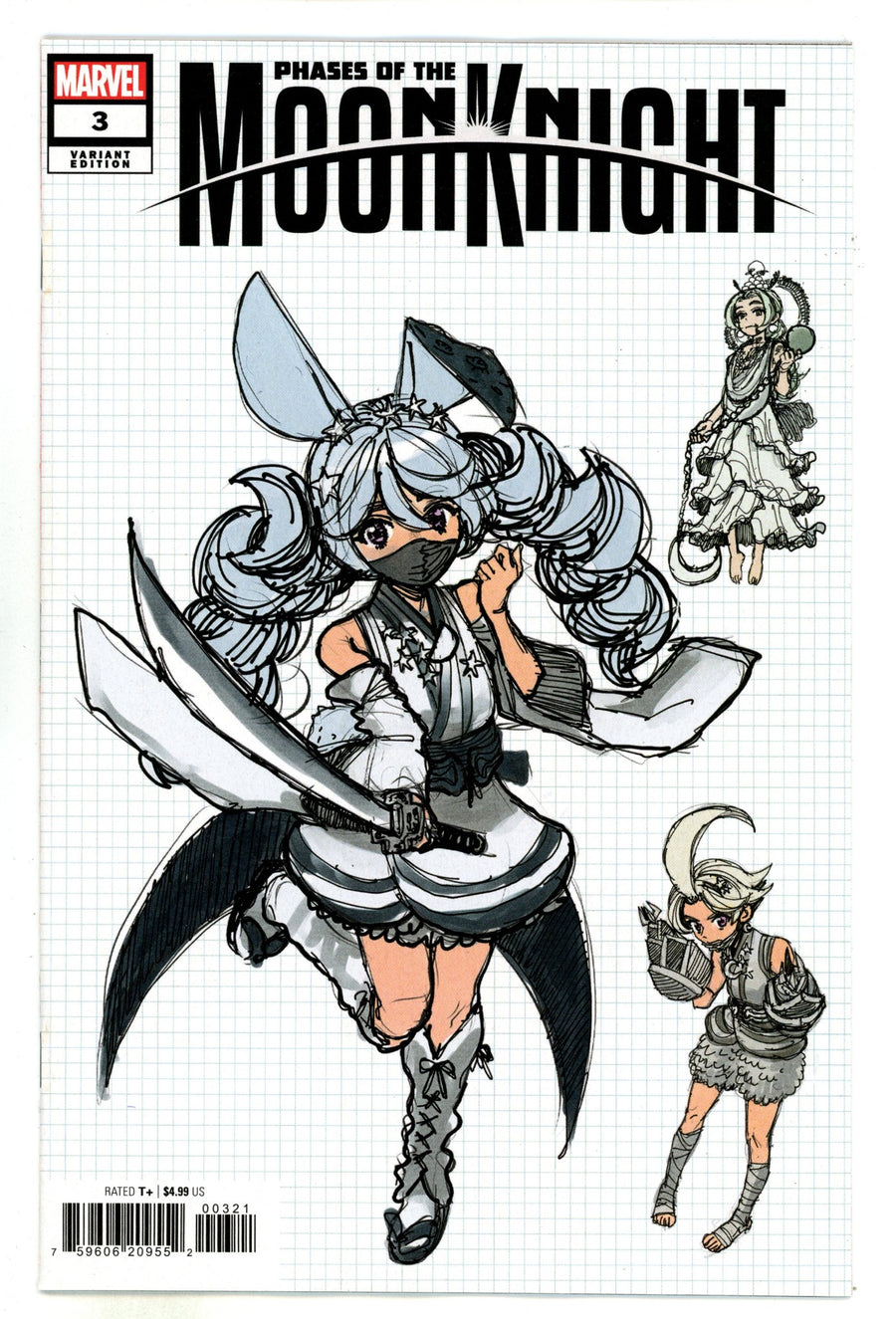 Phases Of The Moon Knight  3 Kaku  Design Variant  (2024)